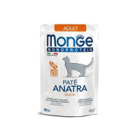 Monge, Cat Monoprotein Pouch, влажный корм д/кошек (утка)
